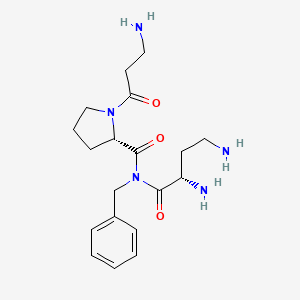 (S)-1-(3-Aminopropanoyl)-N-benzyl-N-((S)-2,4-diaminobutanoyl)pyrrolidine-2-carboxamide