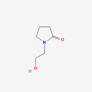 molecular formula C6H11NO2 B1294424 1-(2-羟乙基)吡咯烷-2-酮 CAS No. 3445-11-2