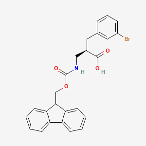 (R)-3-((((9H-Fluoren-9-yl)methoxy)carbonyl)amino)-2-(3-bromobenzyl)propanoic acid