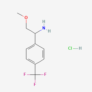 2-Methoxy-1-(4-(trifluoromethyl)phenyl)ethan-1-amine hydrochloride