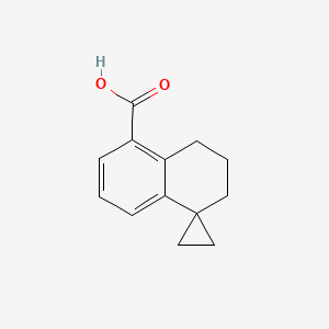 3',4'-Dihydro-2'H-spiro[cyclopropane-1,1'-naphthalene]-5'-carboxylic acid