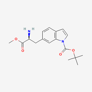 tert-Butyl (S)-6-(2-amino-3-methoxy-3-oxopropyl)-1H-indole-1-carboxylate