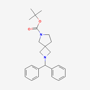 tert-Butyl 2-benzhydryl-2,6-diazaspiro[3.4]octane-6-carboxylate