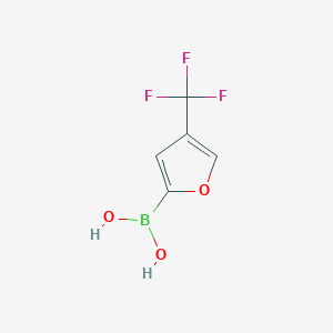 (4-(Trifluoromethyl)furan-2-yl)boronic acid