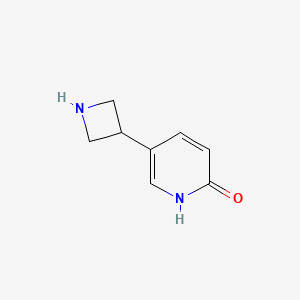 molecular formula C8H10N2O B12944392 5-(Azetidin-3-yl)pyridin-2-ol 