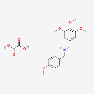 N-(4-Methoxybenzyl)-1-(3,4,5-trimethoxyphenyl)methanamine oxalate