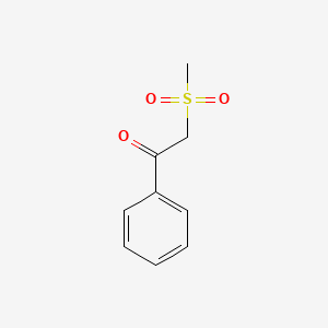 B1294442 2-(Methylsulfonyl)-1-phenylethanone CAS No. 3708-04-1