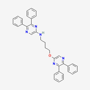 N-(4-((5,6-Diphenylpyrazin-2-yl)oxy)butyl)-5,6-diphenylpyrazin-2-amine