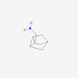 molecular formula C8H13N B12944441 Tricyclo[2.2.1.02,6]heptan-1-ylmethanamine 