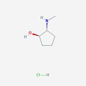 rel-(1R,2R)-2-(Methylamino)cyclopentan-1-ol hydrochloride