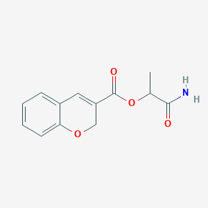 1-Amino-1-oxopropan-2-yl 2H-chromene-3-carboxylate