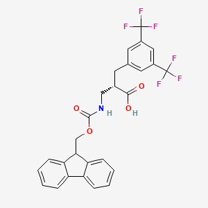 (S)-3-((((9H-Fluoren-9-yl)methoxy)carbonyl)amino)-2-(3,5-bis(trifluoromethyl)benzyl)propanoic acid