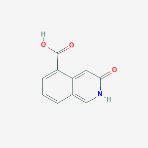 molecular formula C10H7NO3 B12944488 3-Oxo-2,3-dihydroisoquinoline-5-carboxylic acid 