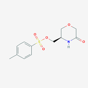 (R)-(5-Oxomorpholin-3-yl)methyl 4-methylbenzenesulfonate