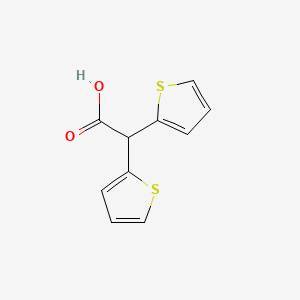 molecular formula C10H8O2S2 B1294454 二(2-噻吩基)乙酸 CAS No. 4408-82-6
