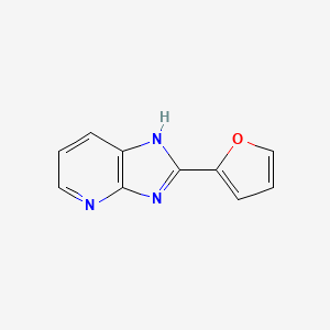 molecular formula C10H7N3O B12944543 2-(furan-2-yl)-1H-imidazo[4,5-b]pyridine 