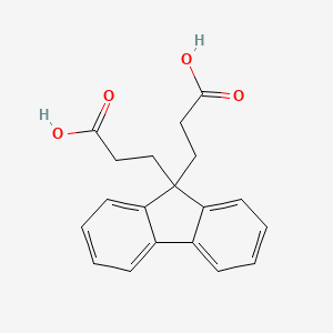 B1294455 Fluorene-9,9-dipropionic acid CAS No. 4425-95-0