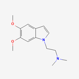 2-(5,6-Dimethoxy-1H-indol-1-yl)-N,N-dimethylethan-1-amine