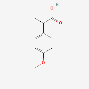 molecular formula C11H14O3 B12944595 2-(4-Ethoxyphenyl)propanoic acid CAS No. 91970-86-4