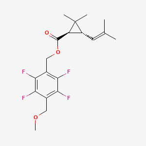 rel-(1R,3R)-2,3,5,6-Tetrafluoro-4-(methoxymethyl)benzyl 2,2-dimethyl-3-(2-methylprop-1-en-1-yl)cyclopropanecarboxylate