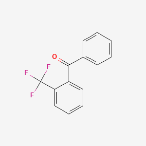 molecular formula C14H9F3O B1294469 2-(三氟甲基)苯甲酮 CAS No. 727-99-1