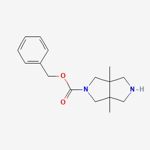 Benzyl 3a,6a-dimethylhexahydropyrrolo[3,4-c]pyrrole-2(1H)-carboxylate