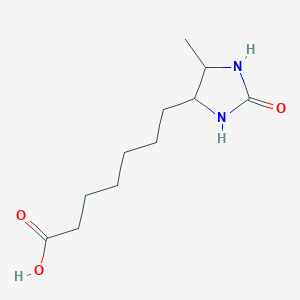 7-(5-Methyl-2-oxoimidazolidin-4-yl)heptanoic acid