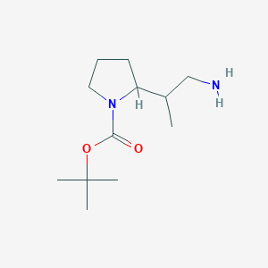 tert-Butyl 2-(1-aminopropan-2-yl)pyrrolidine-1-carboxylate