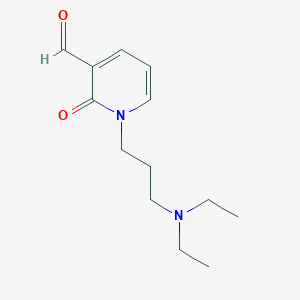 1-(3-(Diethylamino)propyl)-2-oxo-1,2-dihydropyridine-3-carbaldehyde