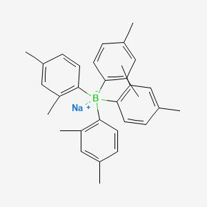 molecular formula C32H36BNa B12944749 Sodium tetrakis(2,4-dimethylphenyl)borate 