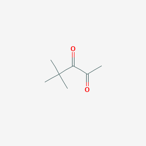 molecular formula C7H12O2 B12944752 4,4-Dimethylpentane-2,3-dione CAS No. 40898-19-9