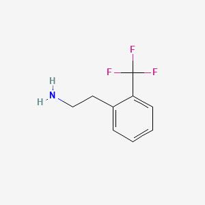 molecular formula C9H10F3N B1294477 o-(Trifluoromethyl)phenethylamine CAS No. 774-18-5