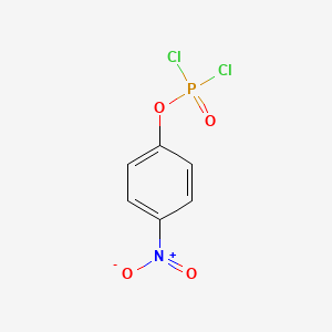 molecular formula C6H4Cl2NO4P B1294478 4-Nitrophenyl phosphorodichloridate CAS No. 777-52-6