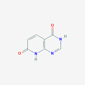 molecular formula C7H5N3O2 B12944803 7-hydroxypyrido[2,3-d]pyrimidin-4(1H)-one 