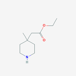 Ethyl 2-(4-methylpiperidin-4-yl)acetate