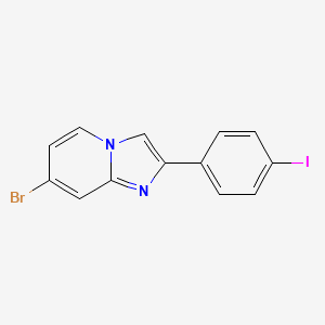 7-Bromo-2-(4-iodophenyl)imidazo[1,2-a]pyridine