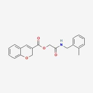 2-((2-Methylbenzyl)amino)-2-oxoethyl 2H-chromene-3-carboxylate