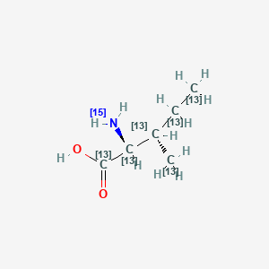 (2R,3S)-2-(15N)azanyl-3-(113C)methyl(1,2,3,4,5-13C5)pentanoic acid