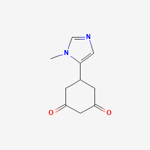 5-(1-methyl-1H-imidazol-5-yl)cyclohexane-1,3-dione