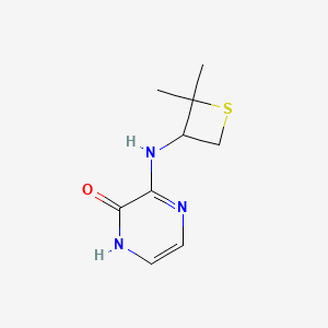 3-((2,2-Dimethylthietan-3-yl)amino)pyrazin-2(1H)-one