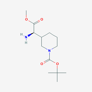 tert-Butyl 3-((R)-1-amino-2-methoxy-2-oxoethyl)piperidine-1-carboxylate