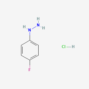 molecular formula C6H8ClFN2 B1294487 4-氟苯肼盐酸盐 CAS No. 823-85-8