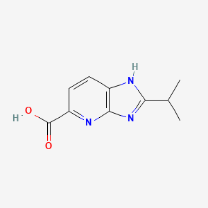 2-Isopropyl-3H-imidazo[4,5-b]pyridine-5-carboxylic acid