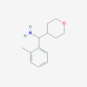 (Tetrahydro-2H-pyran-4-yl)(o-tolyl)methanamine