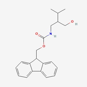 (9H-Fluoren-9-yl)methyl (2-(hydroxymethyl)-3-methylbutyl)carbamate