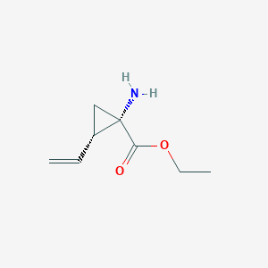 molecular formula C8H13NO2 B12944918 (1S,2S)-Ethyl 1-amino-2-vinylcyclopropanecarboxylate 