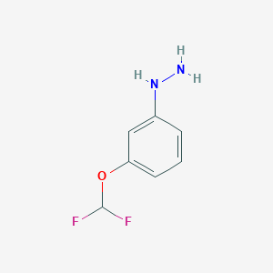 Hydrazine, [3-(difluoromethoxy)phenyl]-