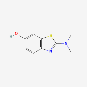 molecular formula C9H10N2OS B1294496 2-(Dimethylamino)benzothiazol-6-ol CAS No. 943-04-4