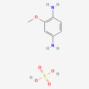 molecular formula C7H12N2O5S B1294501 2,5-二氨基苯甲醚硫酸盐 CAS No. 66671-82-7