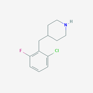 4-[(2-Chloro-6-fluoro-phenyl)methyl]piperidine